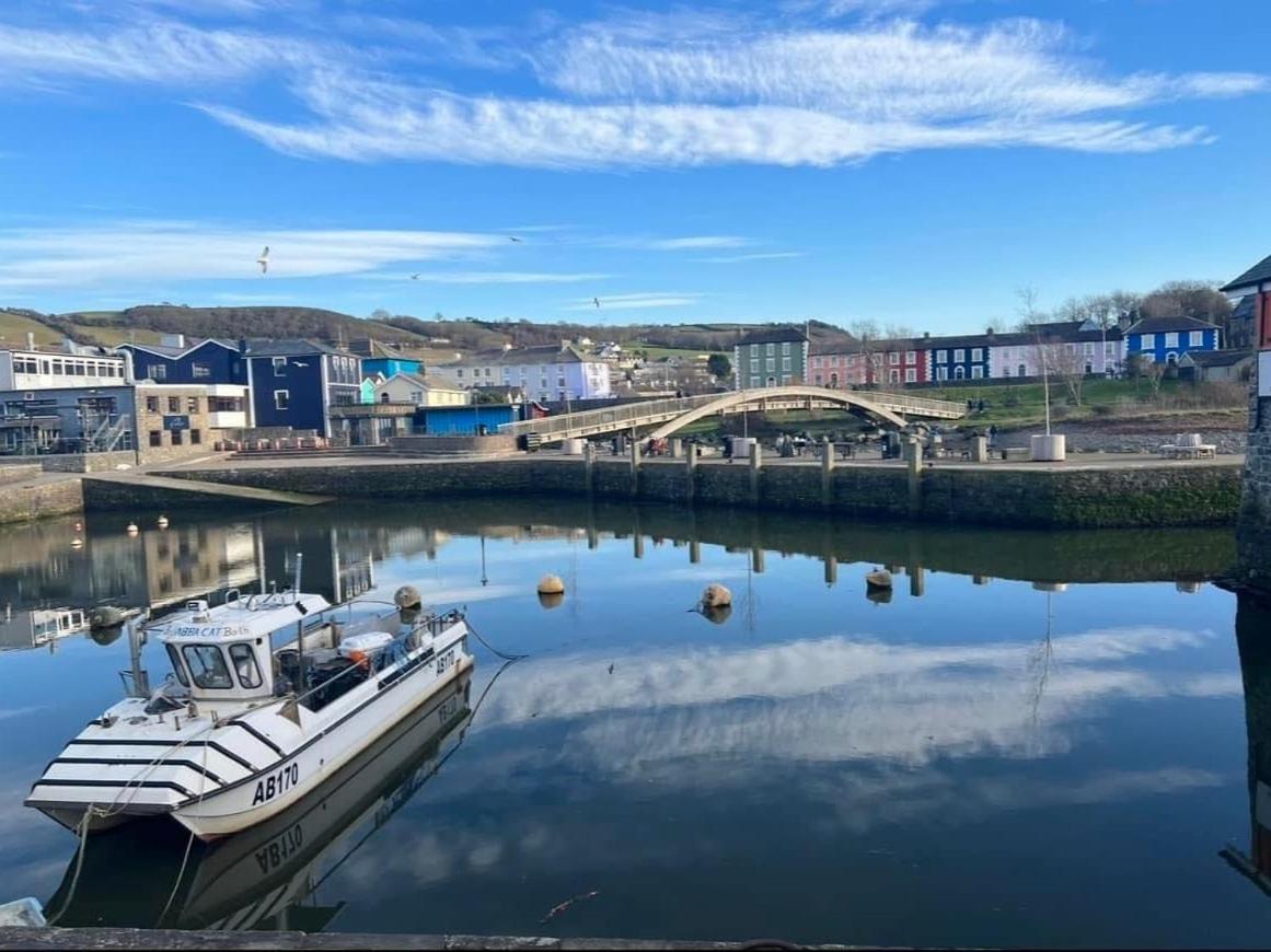 Nant Meigan, Georgian Townhouse In Centre Of Aberaeron, Dog Friendly Exterior foto